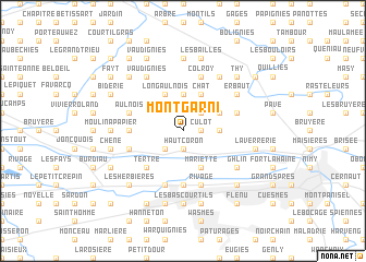 map of Mont Garni