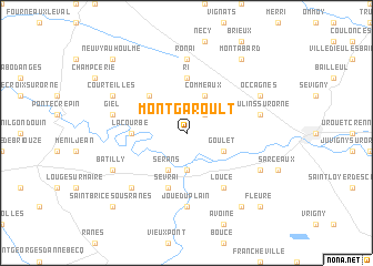 map of Montgaroult