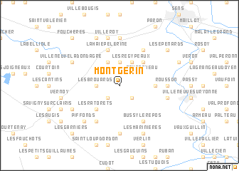 map of Montgerin