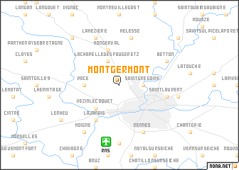 map of Montgermont