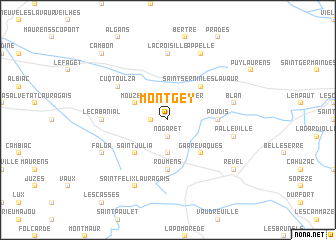 map of Montgey