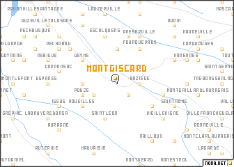 map of Montgiscard