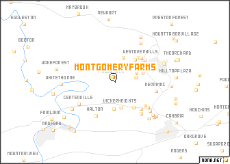 map of Montgomery Farms