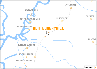 map of Montgomery Hill