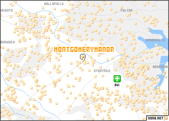 map of Montgomery Manor