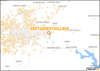 map of Montgomery Village