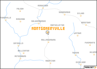 map of Montgomeryville