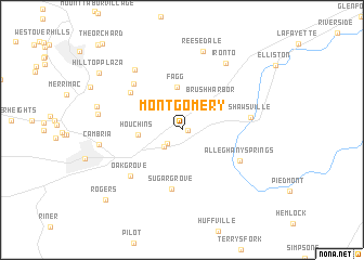 map of Montgomery