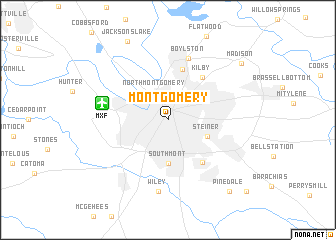 map of Montgomery