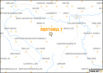 map of Monthault