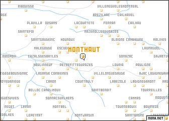 map of Monthaut