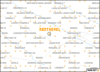 map of Mont Hémel