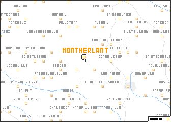 map of Montherlant