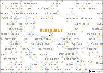 map of Monthouet