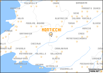 map of Monticchi
