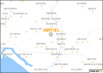 map of Montiel