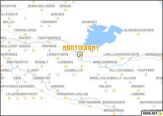 map of Montiéramy