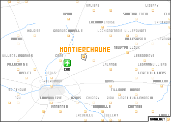 map of Montierchaume
