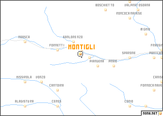 map of Montigli