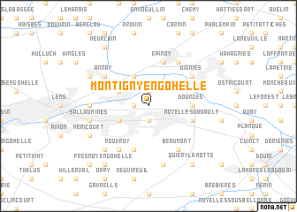 map of Montigny-en-Gohelle