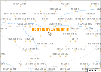 map of Montigny-Lengrain