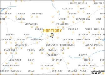 map of Montigny