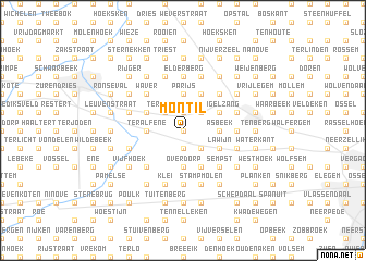 map of Montil