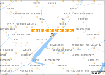 map of Montinho das Cabanas