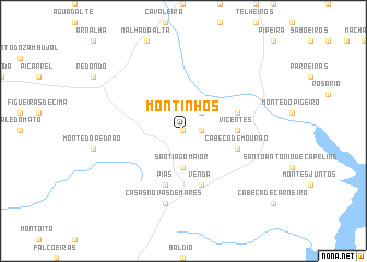 map of Montinhos