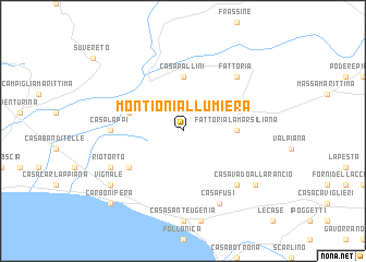 map of Montioni Allumiera