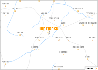 map of Montionkui