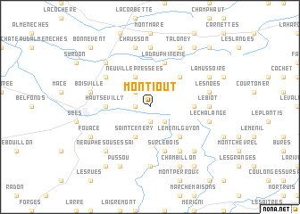 map of Montiout