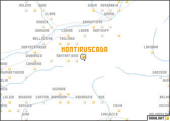 map of Monti Ruscada