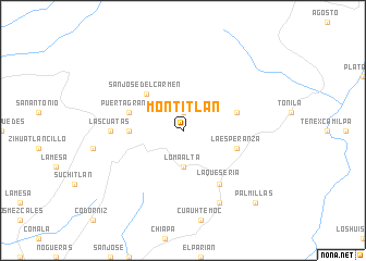 map of Montitlán