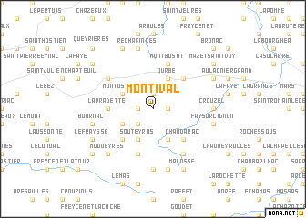 map of Montival