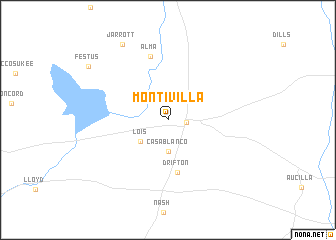 map of Montivilla