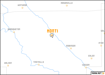 map of Monti