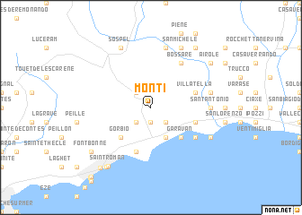 map of Monti