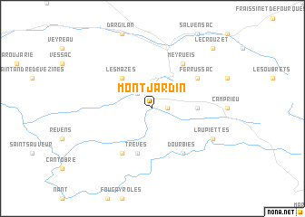 map of Montjardin