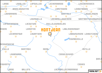 map of Montjean