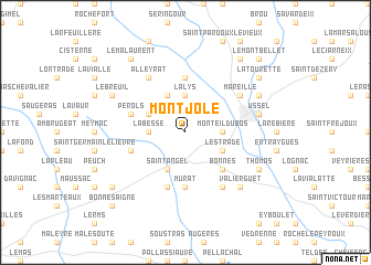 map of Montjole