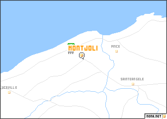 map of Mont-Joli