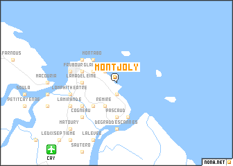 map of Montjoly