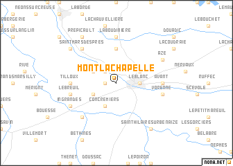 map of Mont la Chapelle