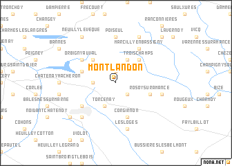 map of Montlandon