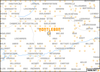 map of Montleban