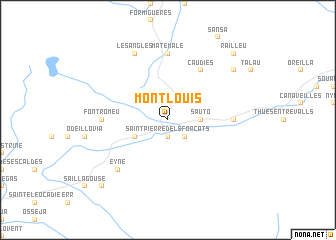 map of Mont-Louis