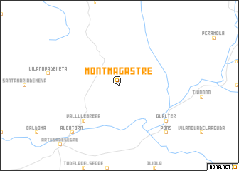 map of Montmagastre