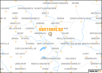 map of Montmançon