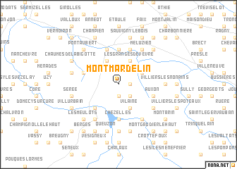 map of Montmardelin